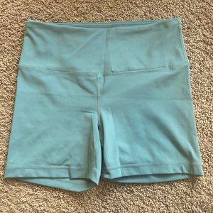 Teal Bike Shorts